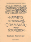 ANSWER KEY FOR HARVEY'S ELEMENTARY GRAMM