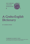 GREBO-ENGLISH DICTIONARY