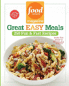 FOOD NETWORK MAGAZINE GREAT EASY MEALS :