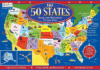 50 States Book and Magnetic Puzzle Map: Reader's D