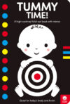 Tummy Time!: A High-Contrast Fold-Out Book with M