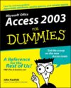 Access 2003 for Dummies (For Dummies)